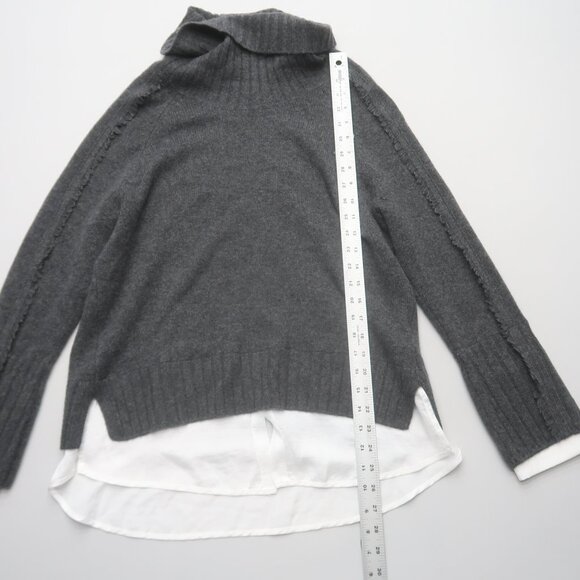 Brochu Walker The Jolie Fringe Layered Looker Sweater Size Medium - Picture 9 of 11